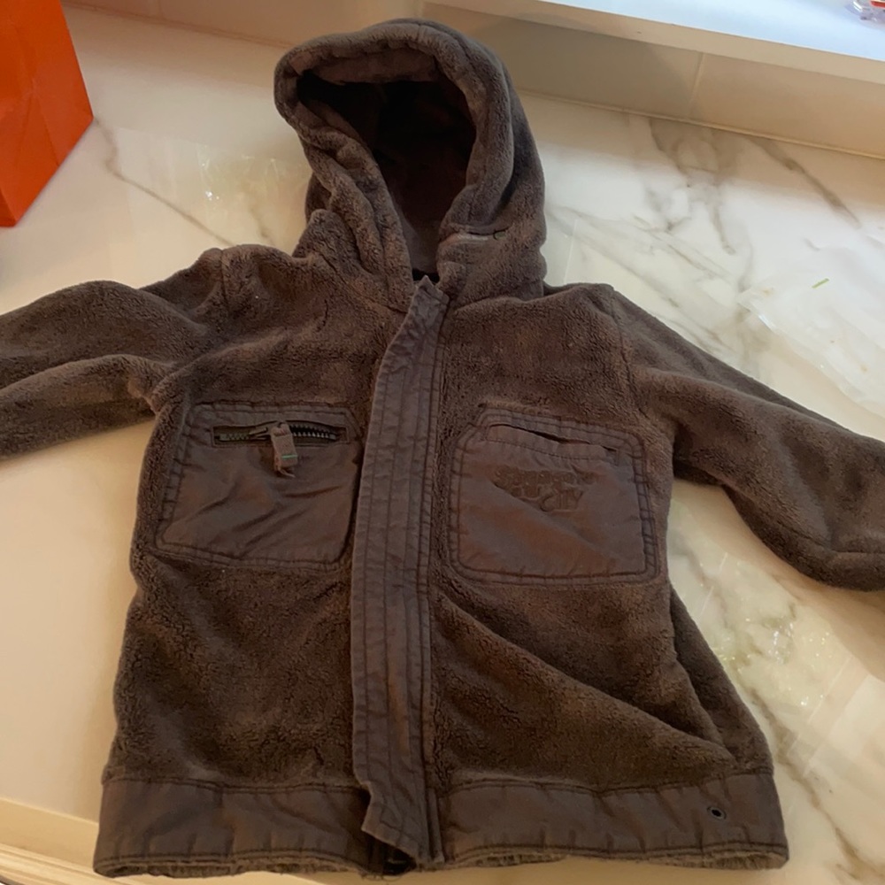 Jean bourget fuzzy sweatshirt.  Size 3
